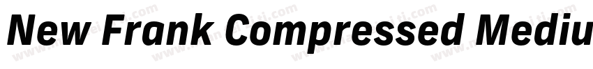 New Frank Compressed Medium字体转换